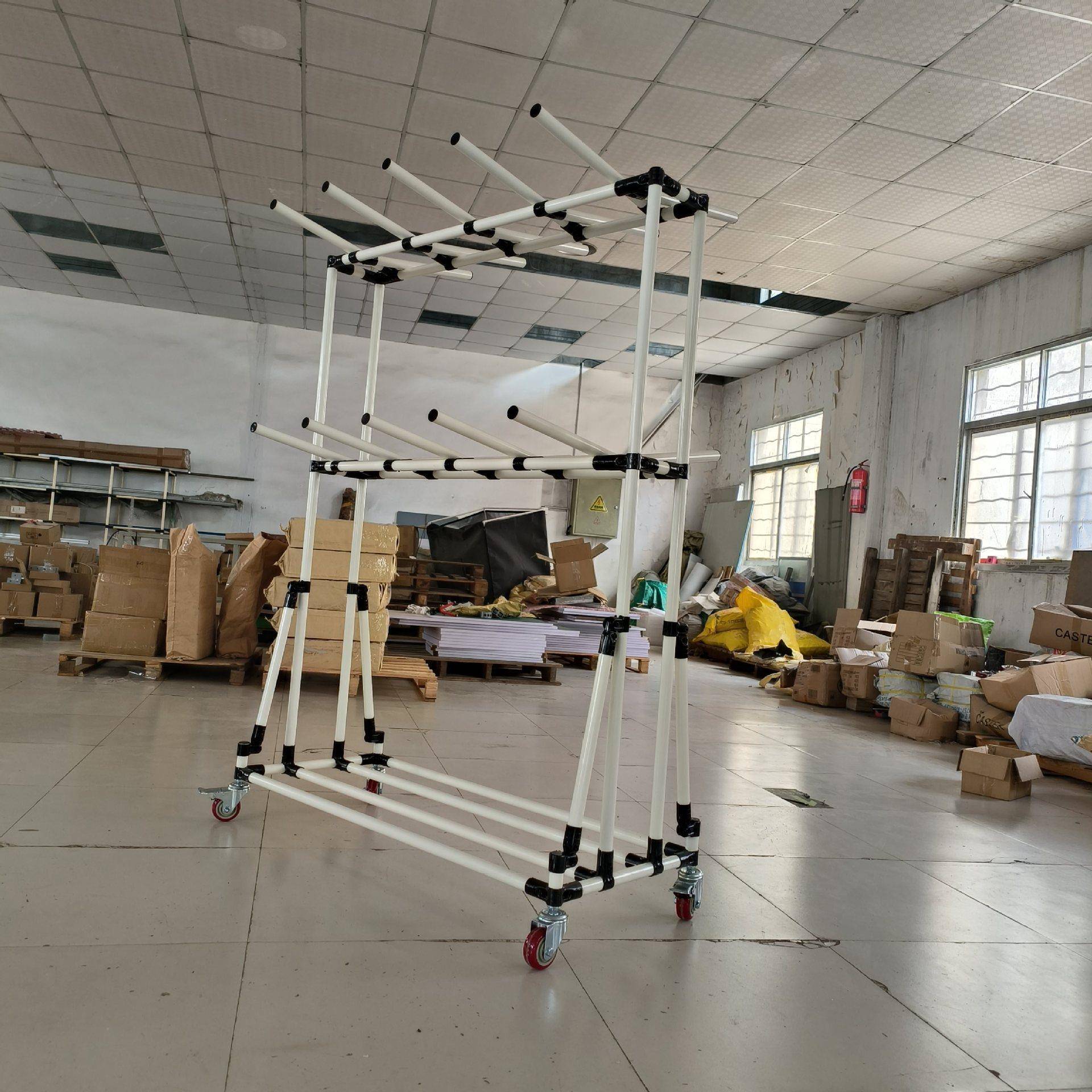 厂线分隔FSF架段子线架汽车周转挂架线棒货架束家精益管接头配线