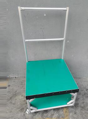 工厂防静电线管棒周转车移44266多层动仓库物料车双益层车间精小