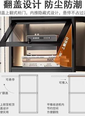 柜单柜防仿玻璃门非实尘木带储物柜书收纳展示柜门家用小户型LLT