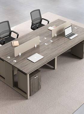 职屏风卡位办务公桌椅组合财简49007约现代二四46八人工位办公室