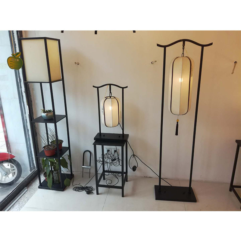 LED新中式落地灯餐厅酒店客厅
