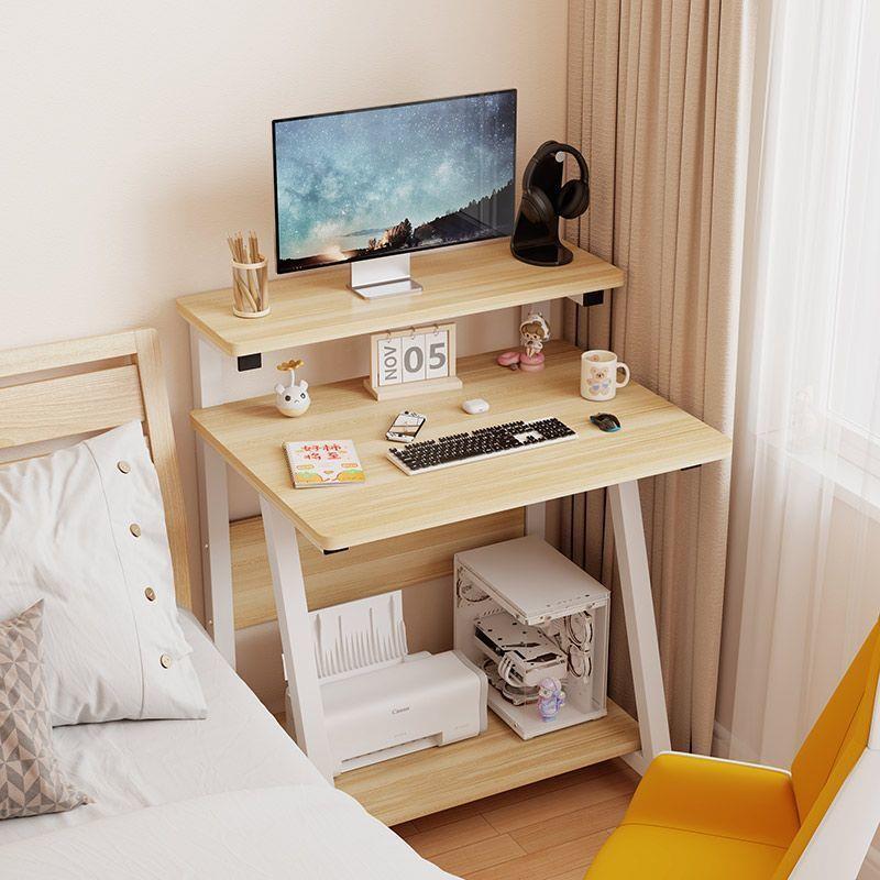 电记桌台式桌家用小脑户型电脑桌25学生字桌移动笔本桌子卧写室书