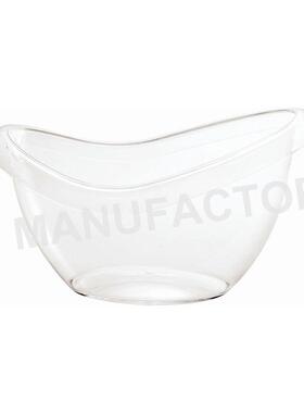 1L透P明塑料C元宝冰桶酒吧塑胶大2桶冰桶椭圆冰宝782宝浴缸拍摄道