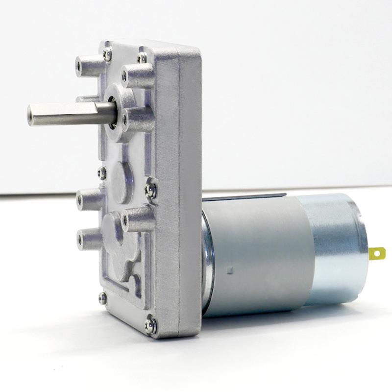 头厂6V/12金属小马达微型24V有工刷源钢齿轮V直流减NTT速电机
