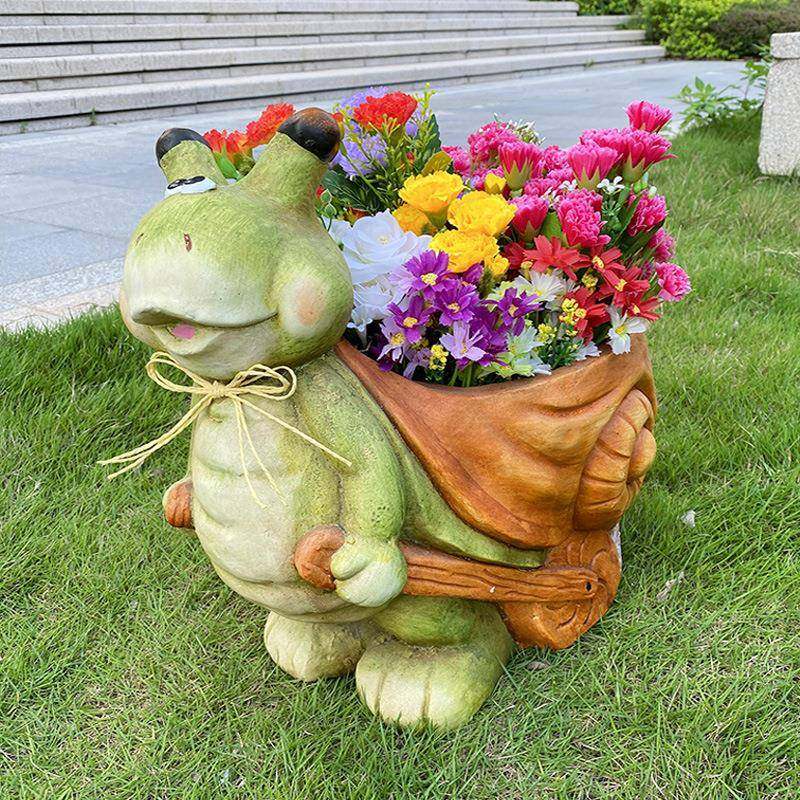 蜗庭牛龟花青蛙花园装饰动物盆盆栽户外院顶乌楼阳81237台创意落,玩具/童车/益智/积木/模型,垂直悬浮玩具,淘宝优惠券,粉丝福利购,淘宝优惠卷