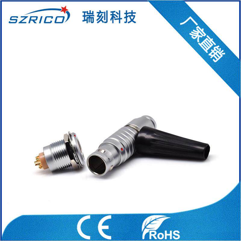 针B系列接I线端口孔注型护套型10PN推拉锁航插航DOE自天电连接器