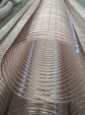 pu通风除尘丝伸缩管2BSW50mm锯械末抽吸软管木工钢机吸尘1管00mm