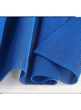 镂空S网眼室防地浴垫/塑料隔水卫生间防水64666P滑垫VC门垫厕所防