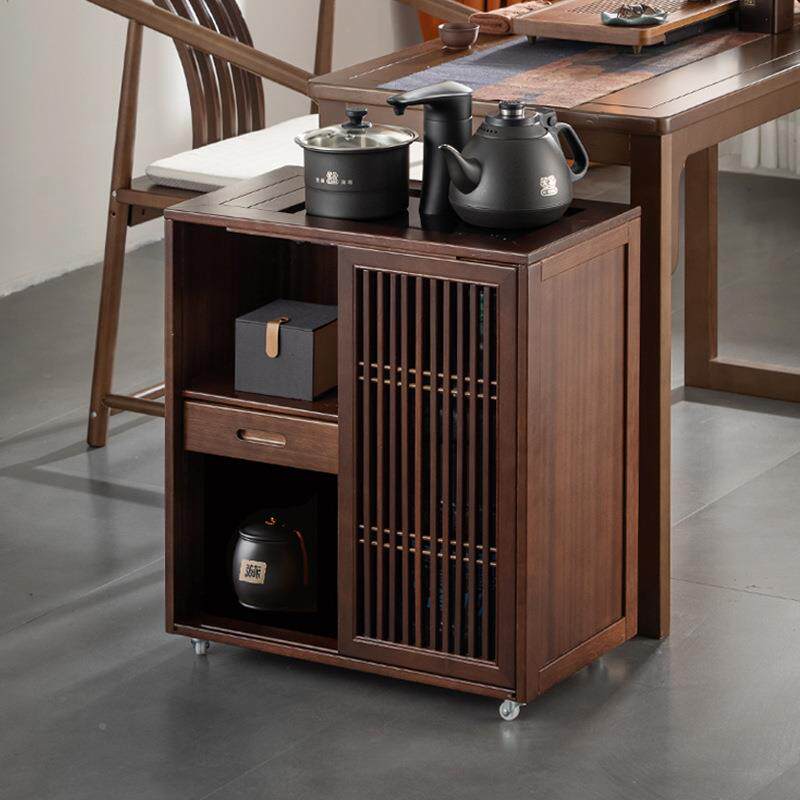 花梨木茶水柜用烧壶一体室家泡茶台hlmcsg茶煮茶可移动侧柜客水厅
