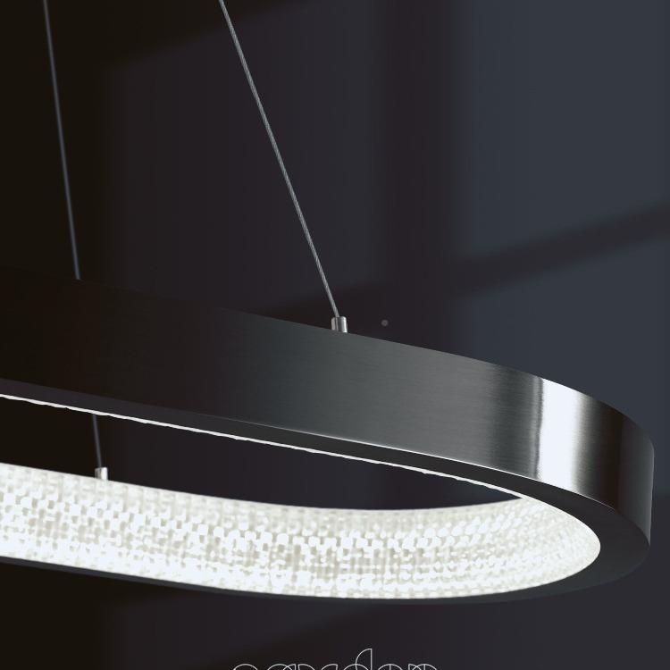 餐灯厅吊现代简约轻奢极简餐桌灯台餐室厅灯办公长235条后现代灯