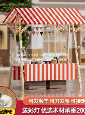 集摊市网无品牌/红位展示架夜市摆摊示架子展台促销户外车花移动