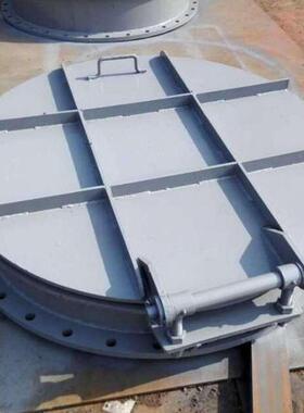 产钢制拍门厂家生不锈钢侧IXJ拍翻门防倒灌形市政污水管道圆拍门