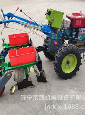 手扶小型农农耕拖拉机多种马力油柴手扶拖机场RHL拉翻地播种手扶