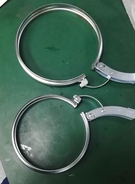 抱箍桶箍家卡箍厂可定制量不锈钢MLY箍带弹簧片管箍加工大从优