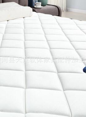 酒HRB店用白色椰棕弹床垫硬平板棕绒布3E棕垫家成人簧椰床垫