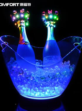 新款大元宝容发光冰桶CF-314BF8L大量发充电冰桶透宝明元发光光冰