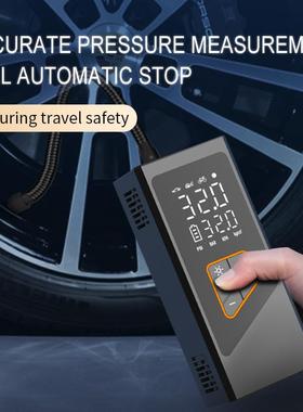 电源升级3*20式00毫安无线轮胎充气新2机1v数显多模BCY带汽车充气