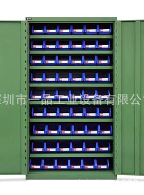 多能铁置皮YP-ZWG02工具柜重型双开门零工具柜层功板五金工具物柜