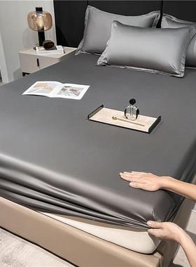 60支奢绒棉单品床单件纯色简约床wer55221笠四季通长用轻被宿套床