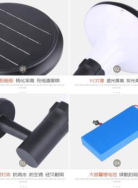 意杰士现货阳太能明市电室外免布防水YJS-紫茉铝制别墅线庭院花园