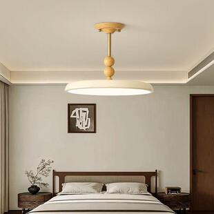 卧室吊间灯法式中奶油风创意飞碟房546灯具全光谱护眼主古书房卧