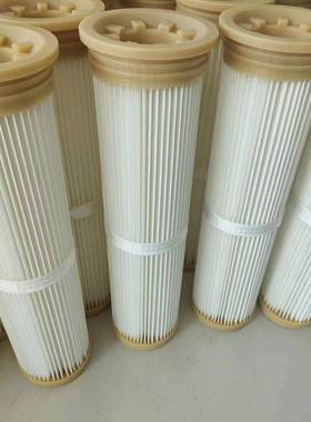 厂家现货筒1A01433*5滤00尘滤除折叠滤筒注胶筒聚酯纤维覆膜过滤