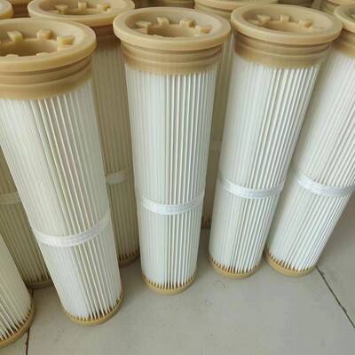 厂家现货筒1A01433*5滤00尘滤除折叠滤筒注胶筒聚酯纤维覆膜过滤