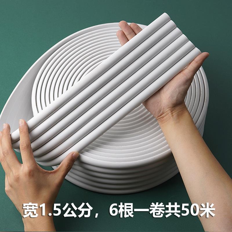 pvc圆软线条吸塑美边线家半具饰pu塑装料收口条石条VRR膏线弧形封