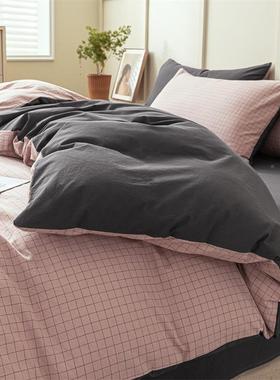 水洗棉3纯棉被套单件1.5米棉100单人被罩150x200人被单全BPS2双00