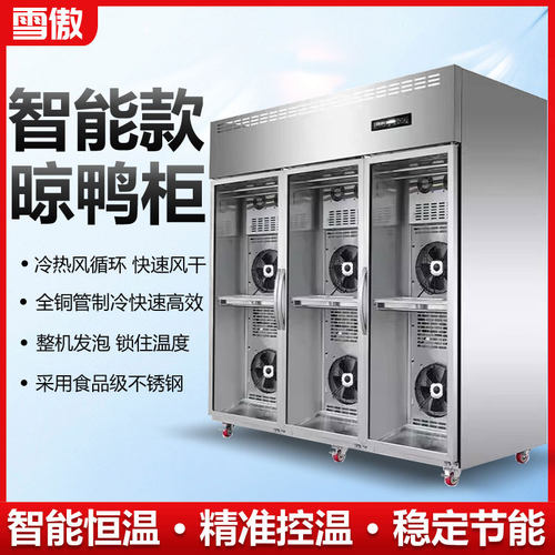 智能晾鸭柜商用烧鹅乳鸽烘干机解冻烤鸭风干保鲜除湿晾胚柜