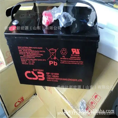 台湾CSB希世比蓄电池GP121000办公自动化系统12V100AHUPS电源柜用