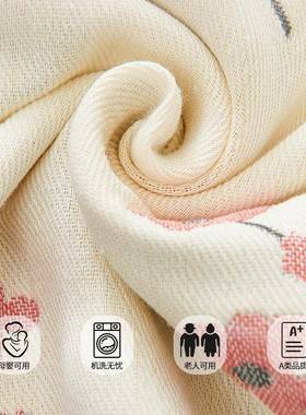 纯棉纱布巾新一对2025款全枕棉防头油枕巾WWK20250高档成人垫头巾