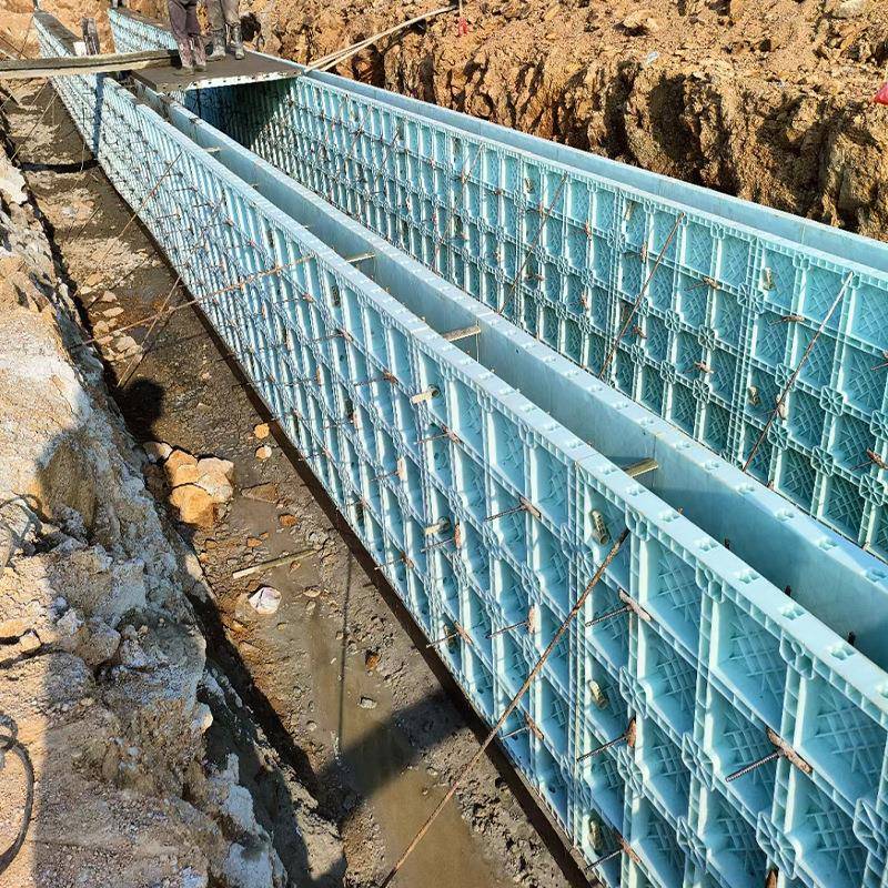 建筑现浇塑模水泥防撞模具护栏涵洞水混板渠挡土墙凝料土塑钢MGP