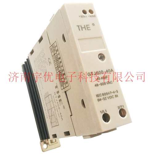 THE无锡天豪 GTJ600-40A 导轨式单相交流固态继电器 600VAC