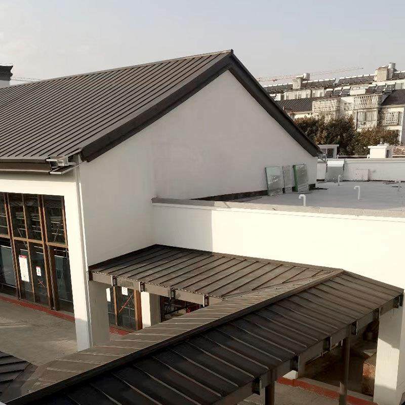 钛锌板金属屋面板古立边面咬合钛锌板建材板仿室外屋设面瓦REK计