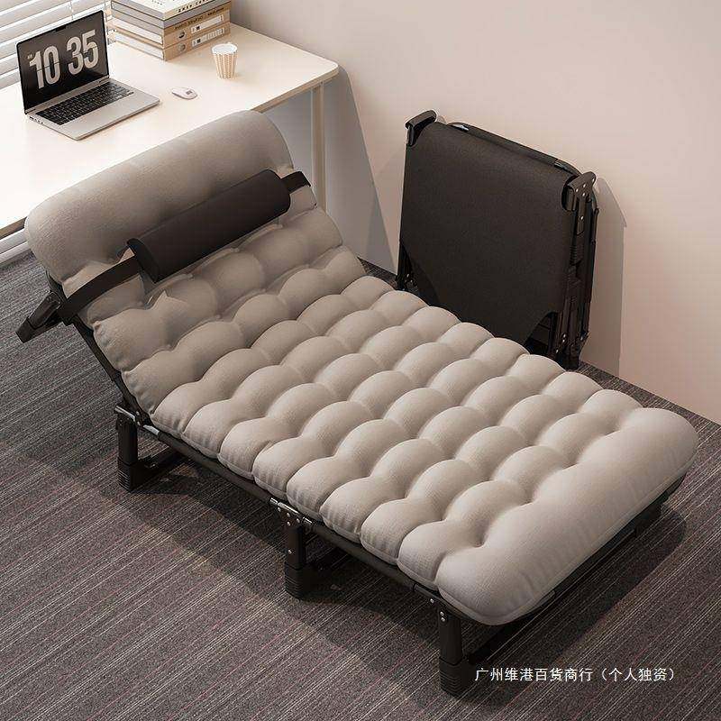 轻便折叠床高1颜值新加厚款2加025躺用椅办公室两新款午休宽懒人