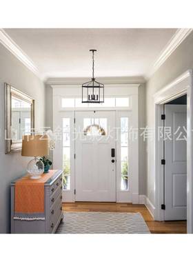 美式复古工业风方形鸟笼铁艺玻璃创意性欧个酒吧台80014客厅餐厅