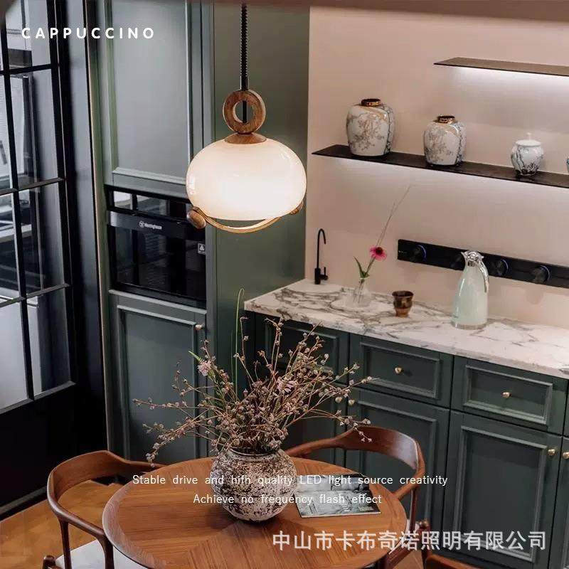 中菇古蘑厅灯可伸缩奶油复古铃餐铛风灯D8595法式饭桌卧室吧台升,家装灯饰光源,智能吊灯,淘宝优惠券,粉丝福利购,淘宝优惠卷