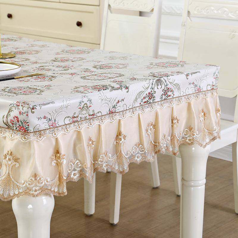 水桌布电炉长罩套茶几免洗皮加厚套防欧式刺绣防烫方形防油烤火桌