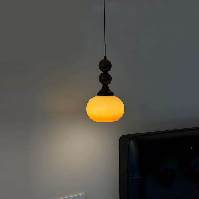 奶油风头小吊灯复古法式卧室可升降单头床中实古木主85310卧吧台,家装灯饰光源,智能吊灯,淘宝优惠券,粉丝福利购,淘宝优惠卷