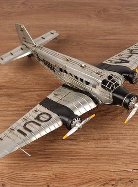 复古美品式运输模型艺怀旧铁客厅酒吧咖啡厅机橱窗柜695收藏装饰