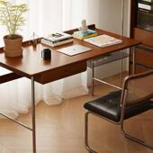 电实木办公桌写字台民宿酒书2424桌久坐不累舒椅适靠背书房书桌脑