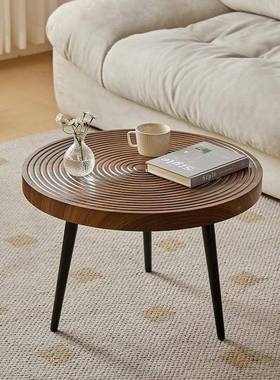 北创意实17878木茶几轮木洽谈室会议小欧茶桌质小户年型客厅沙发