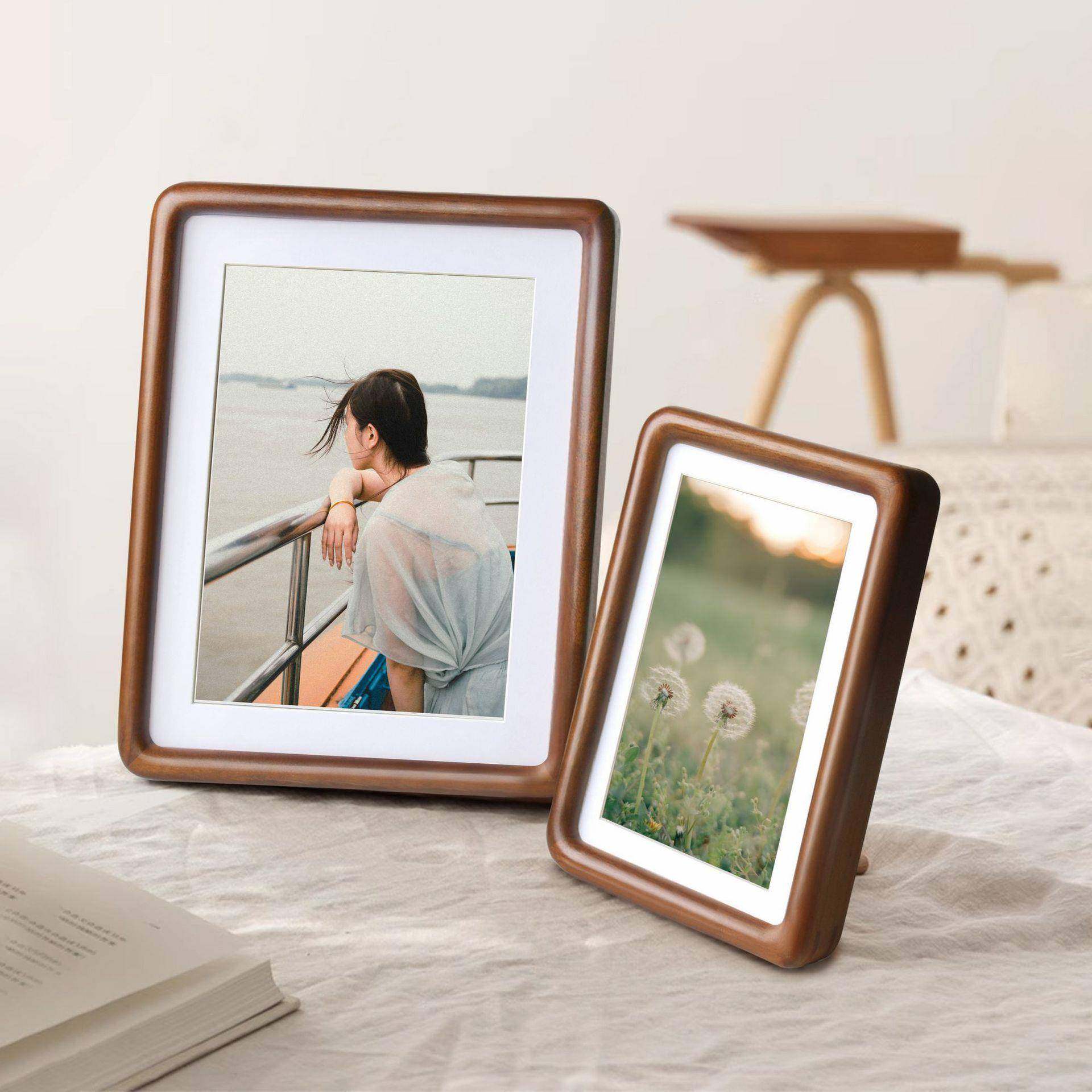 实照木黑胡桃色榫卯相框台古摆复雷承家纺高级空框洗片装裱挂墙画,家居饰品,DIY亲子装饰画,淘宝优惠券,粉丝福利购,淘宝优惠卷