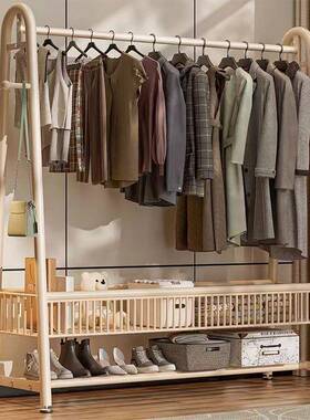 衣衣架地立式家用卧室内挂衣服落子宿架舍特厚加高帽架阳WHK台晒