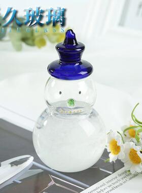 小YJ-012摆雪迷礼你人风暴瓶创意工艺件天气预报瓶情人节物