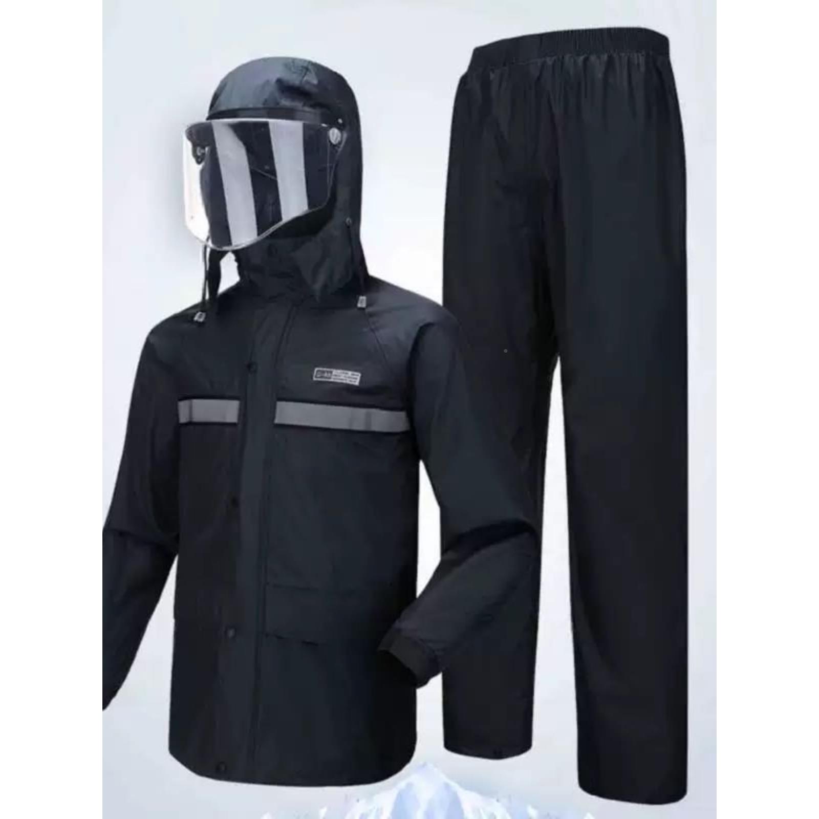 雨衣雨裤分体套装外防卖全身防暴雨男车电瓶雨衣OFS女款防水加厚 - 封面