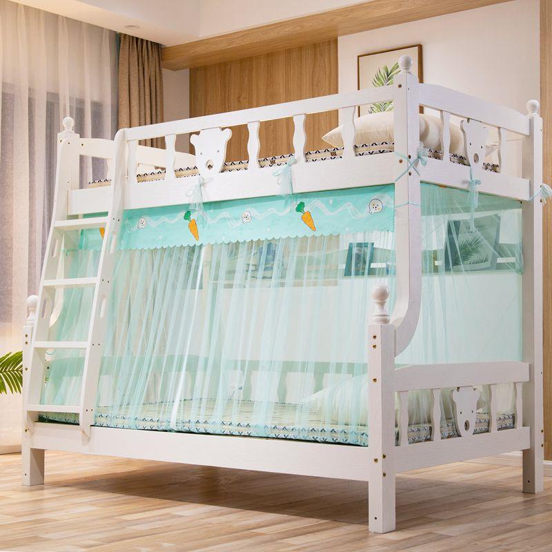 子母床蚊帐上下铺1..5m梯形12m高低床1.3HGL5米双层童下床家用上