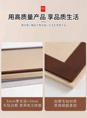 照片意墙高级合感客QLO厅免打孔毛毡板墙贴背景板展示墙组相框墙