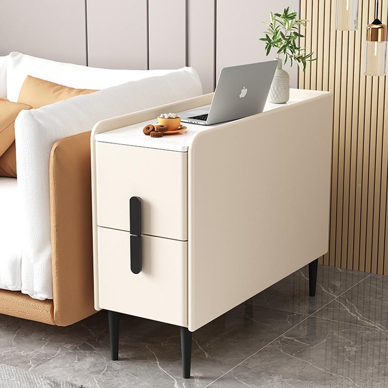 柜岩板发边柜边几小茶几侧边柜床头柜30沙实BJ0227ZG宽木超窄储物